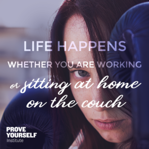 Prove Yourself Quotable: life happens. get out there and live it.