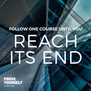 Prove Yourself Quotable: finish your job.